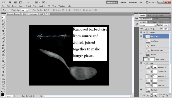 Creation of Not a Choo Shoe: Step 3